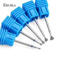 eruika 5 type diamond nail drill bit rotary cutter for manicure electric machine remove dead skin accessory nail salon tools