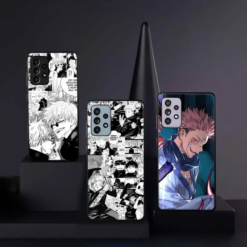 

Jujutsu Kaisen Anime Phone Case For Samsung galaxy A S note 10 12 20 32 40 50 51 52 70 71 72 21 fe s ultra plus