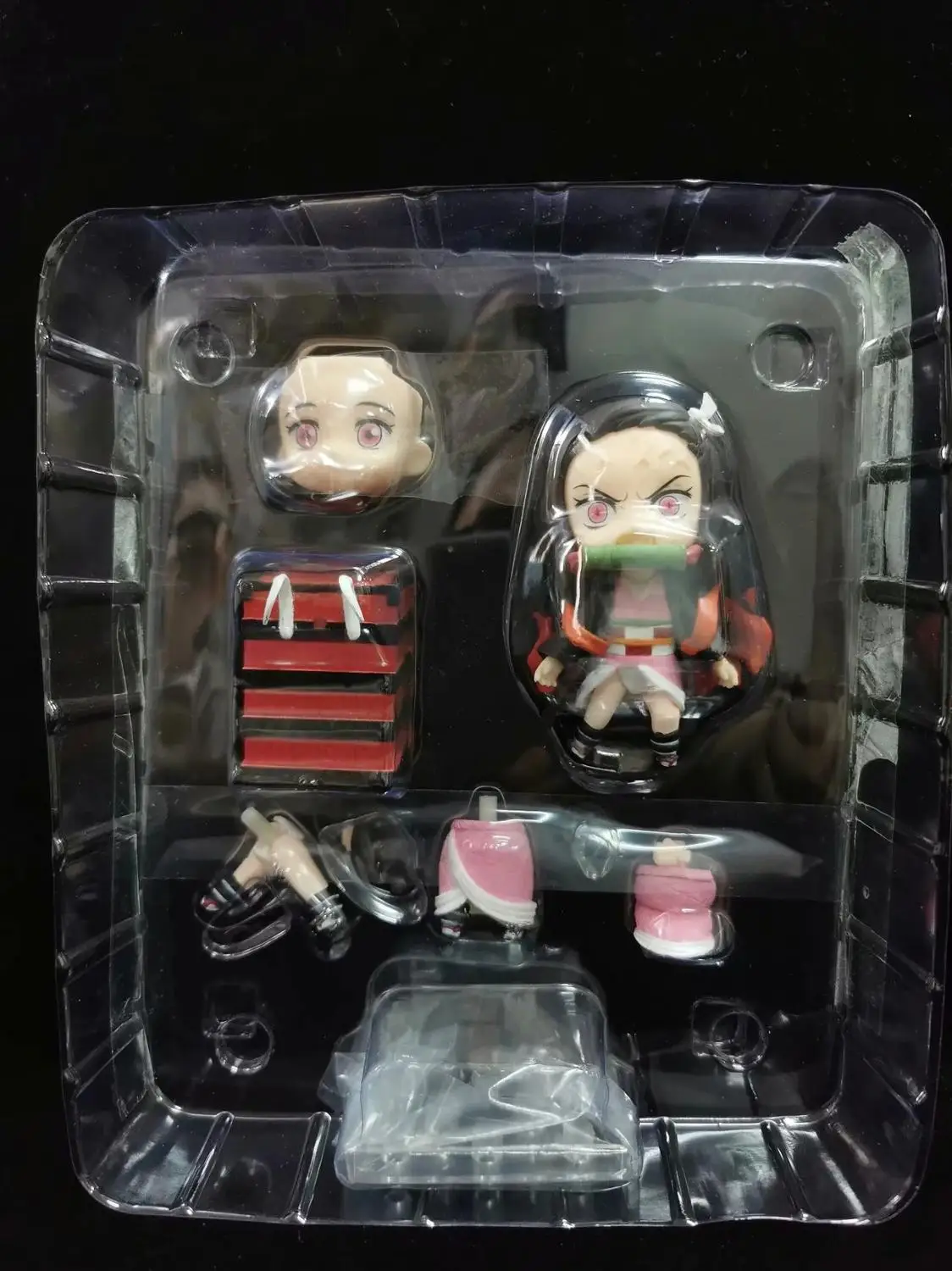 

10cm Anime Demon Slayer Kamado Nezuko Q Ver 1194 Tanjirou's Sister PVC Statue GK Box Action Figure Collect Model Gift Toy K88