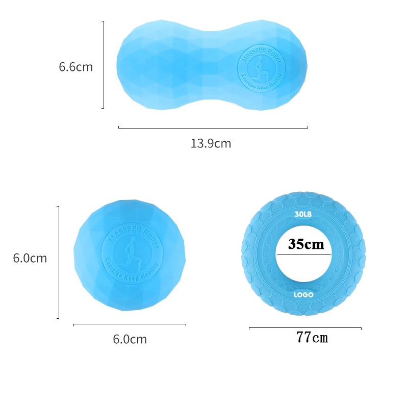 Массажный ролик для фитнеса мяч Лакросса массажа арахиса линия мышц спины ног