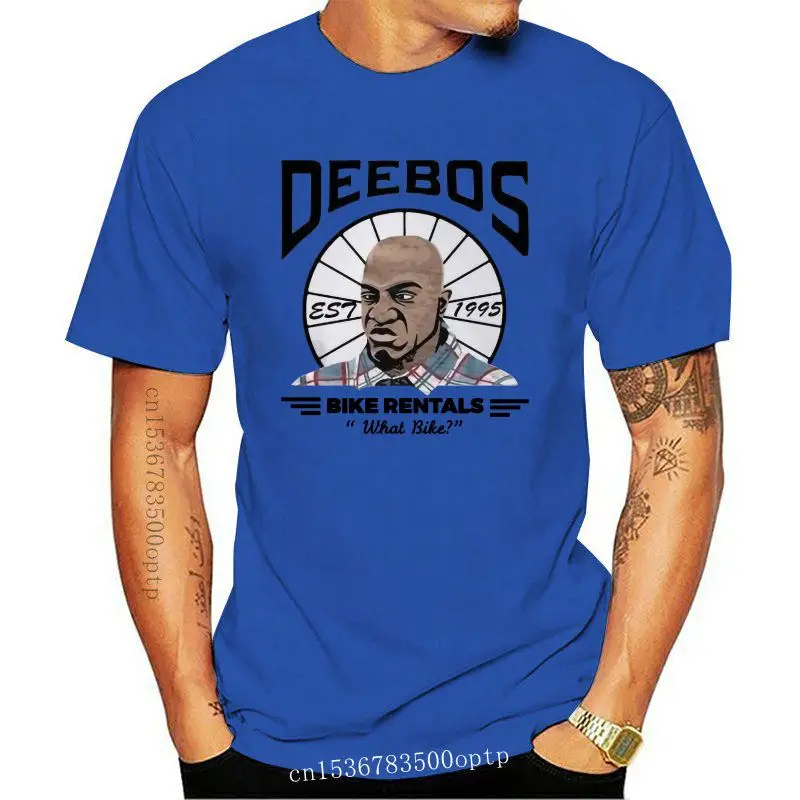 

Новинка, мужская черно-белая футболка Deebo для аренды велосипедов без бирок, 3