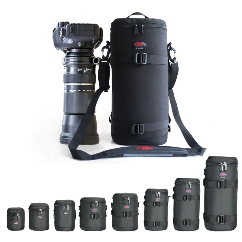 Чехол для объектива камеры 8 размеров плотный мягкий чехол Canon объектив Nikon Sigma Sony
