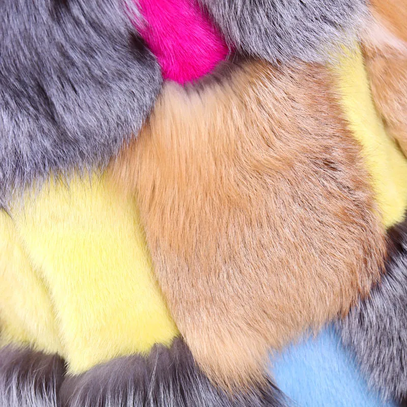 Женский пушистый меховой жилет из искусственного меха зимняя куртка кардиган