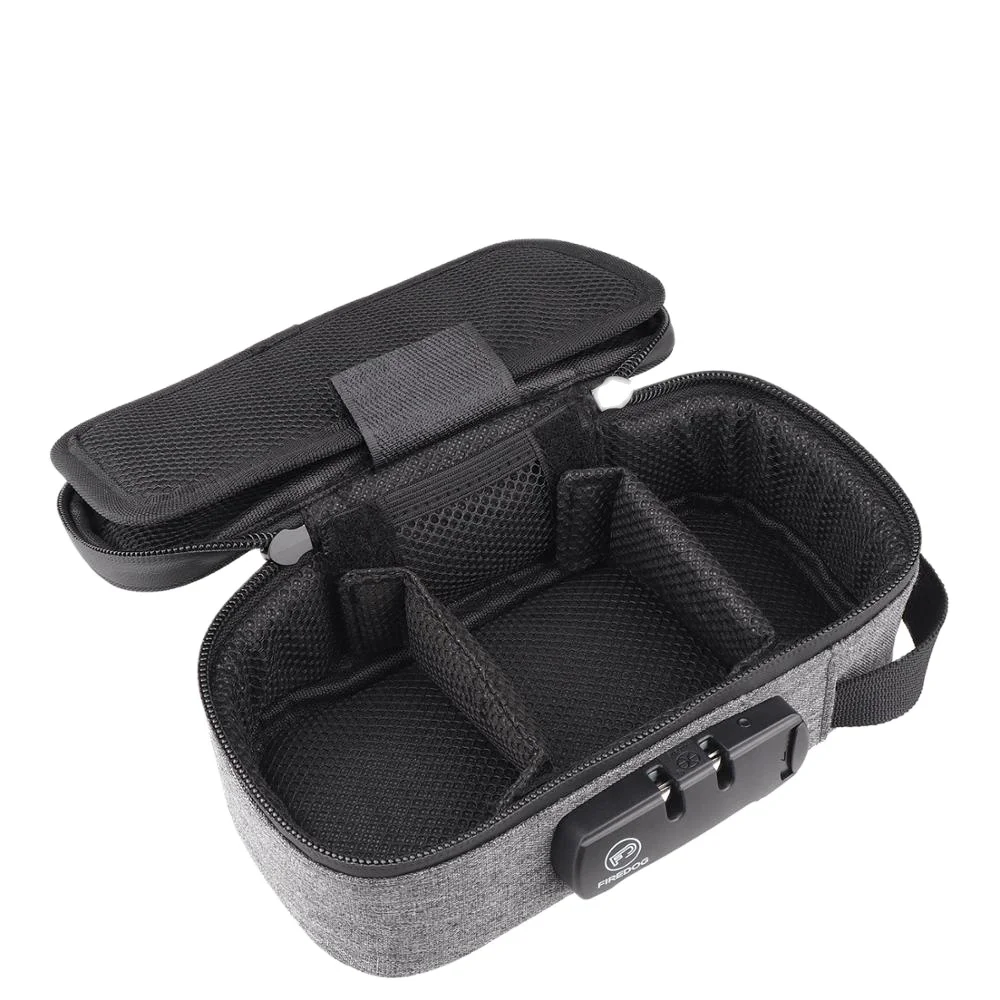 Пожарная собака курит запах устойчивая сумка для хранения с кодовым замком