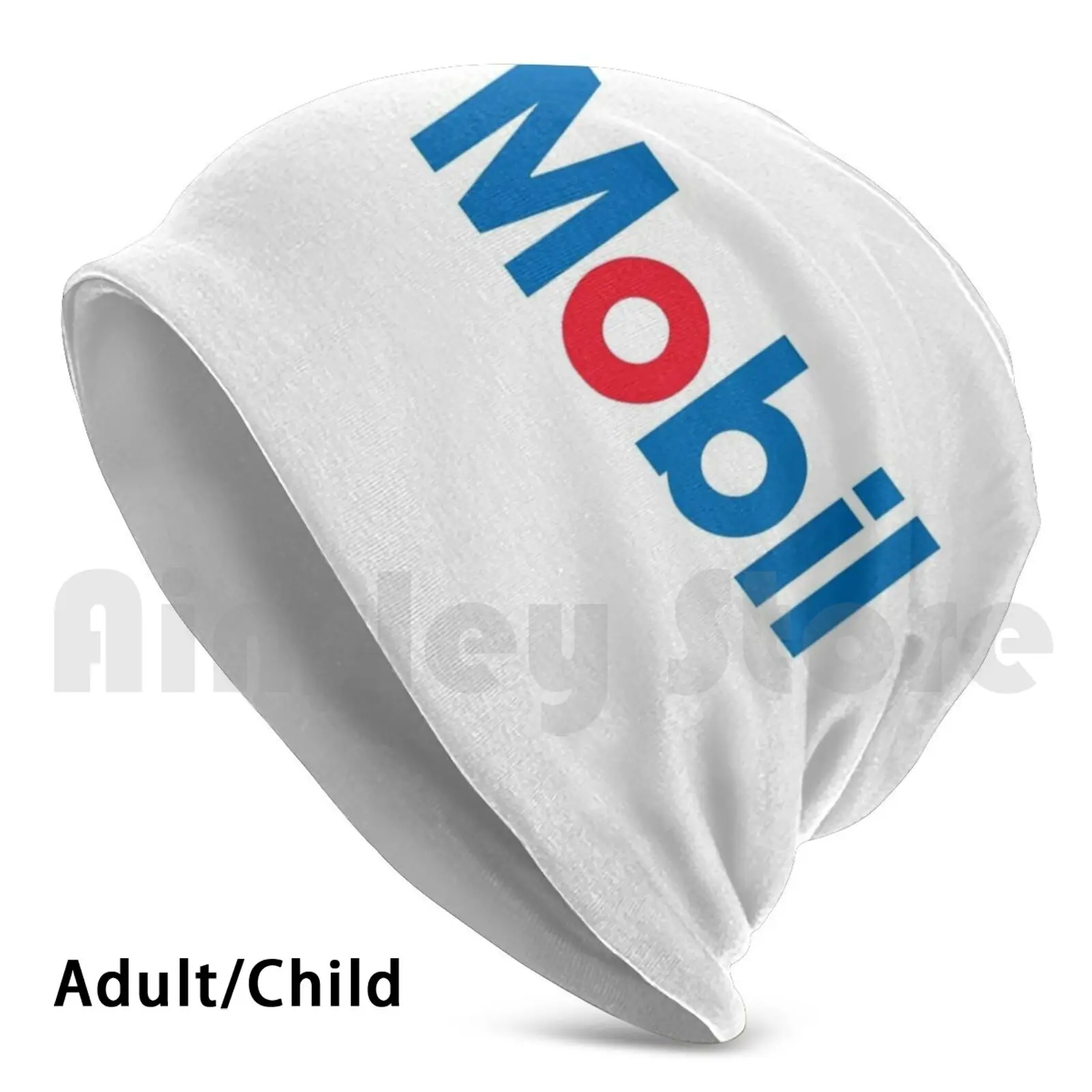 

Mobil Logo Beanies Knit Hat Hip Hop Mobil Logo Gas Oil Gasoline Company Petroleum Vintage Retro Gas Station