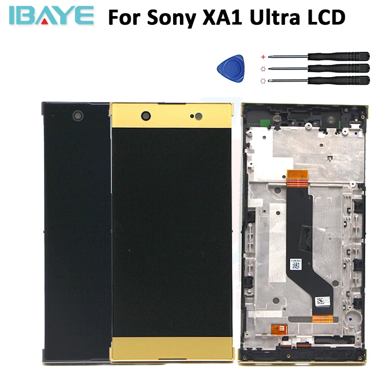 Для sony Xperia XA1 Ultra G3221 G3212 G3223 G3226 ЖК-дисплей с сенсорным экраном дигитайзер в сборе