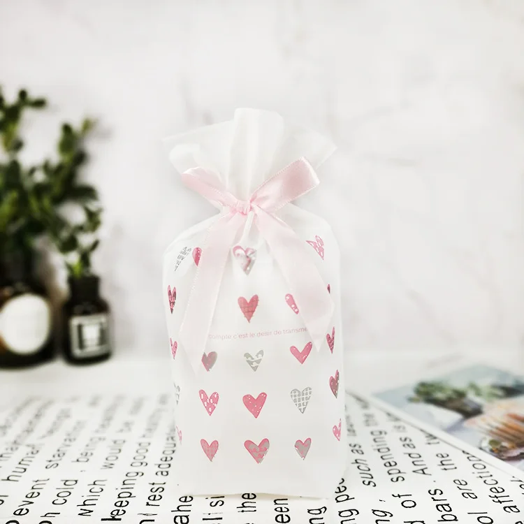 Christmas bag-23 50 шт/100 шт Рождественский подарок мешок украшение праздника мешок конфеты печенье закуски мешок для упаковки еды Шнурок Пакет карман - Цвет: Christmas bag-23