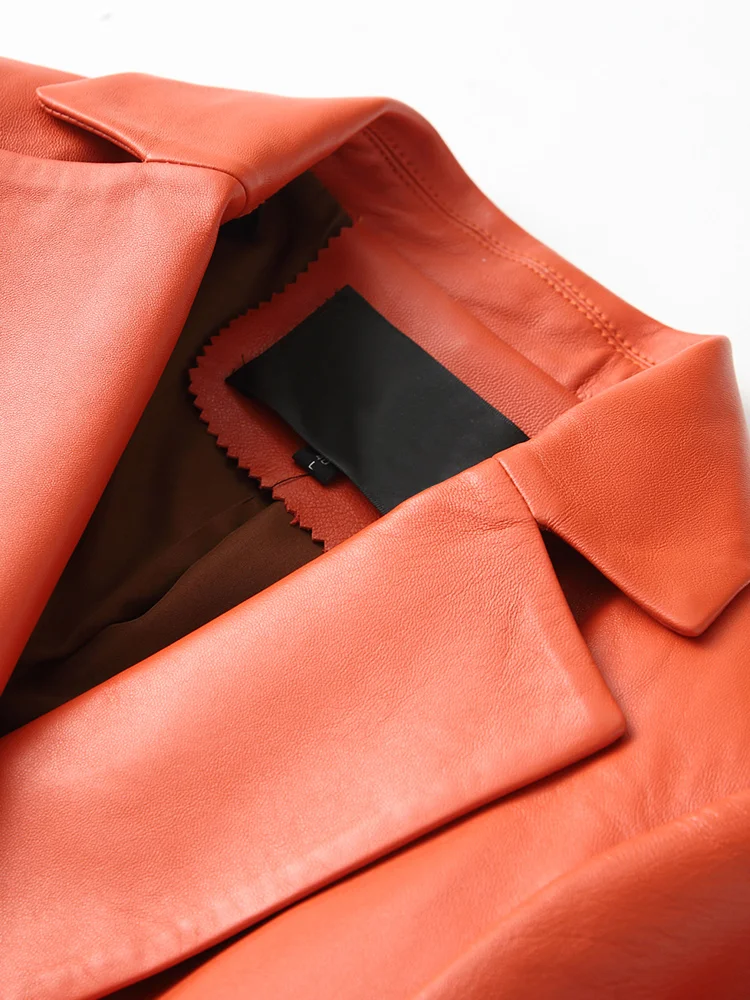 Женская куртка из натуральной кожи Весенняя коллекция 2020 года пальто овчины