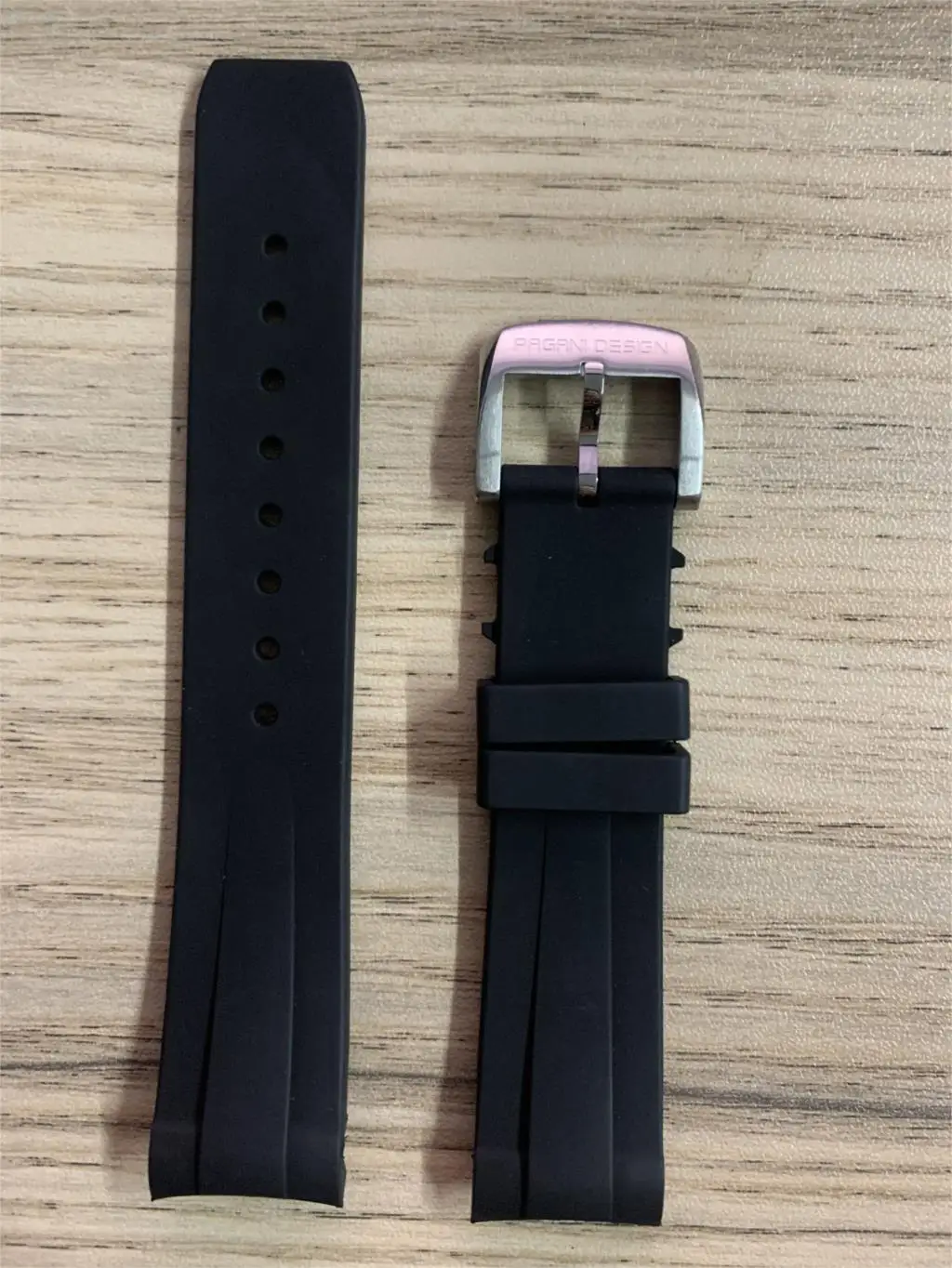 2021 PAGANI Design New 20MM Men's Rubber U-shaped Strap Suitable For PD1661, PD1662, PD1667, PD1644, PD1651 Original Straps