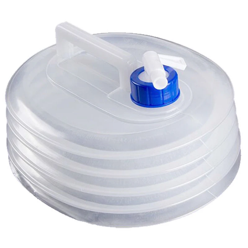 2 шт. складной резервуар для воды кемпинг два 5 литровых контейнера в плоскую