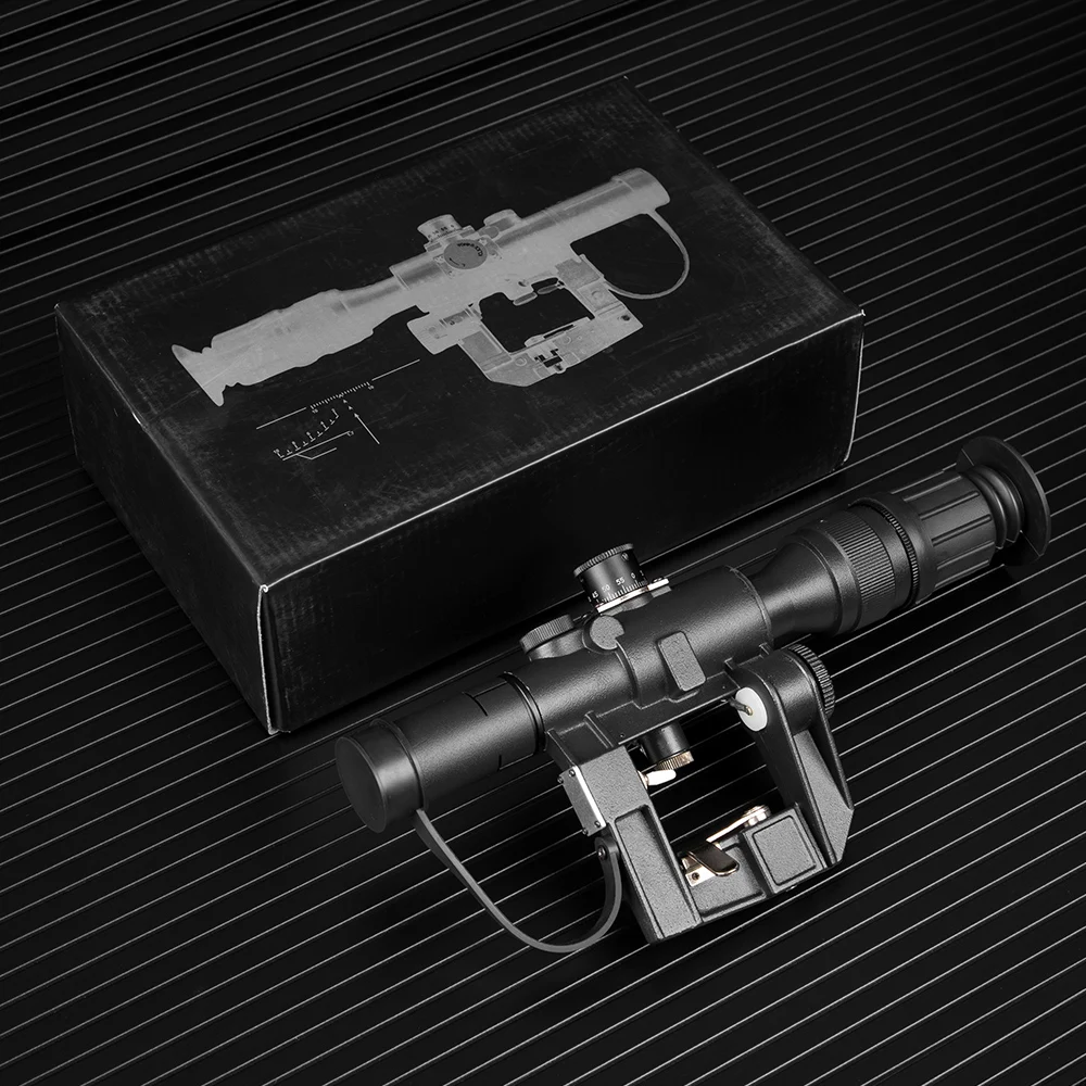 Тактический прицел Svd Dragunov 4x26 с красной подсветкой для охотничьей винтовки