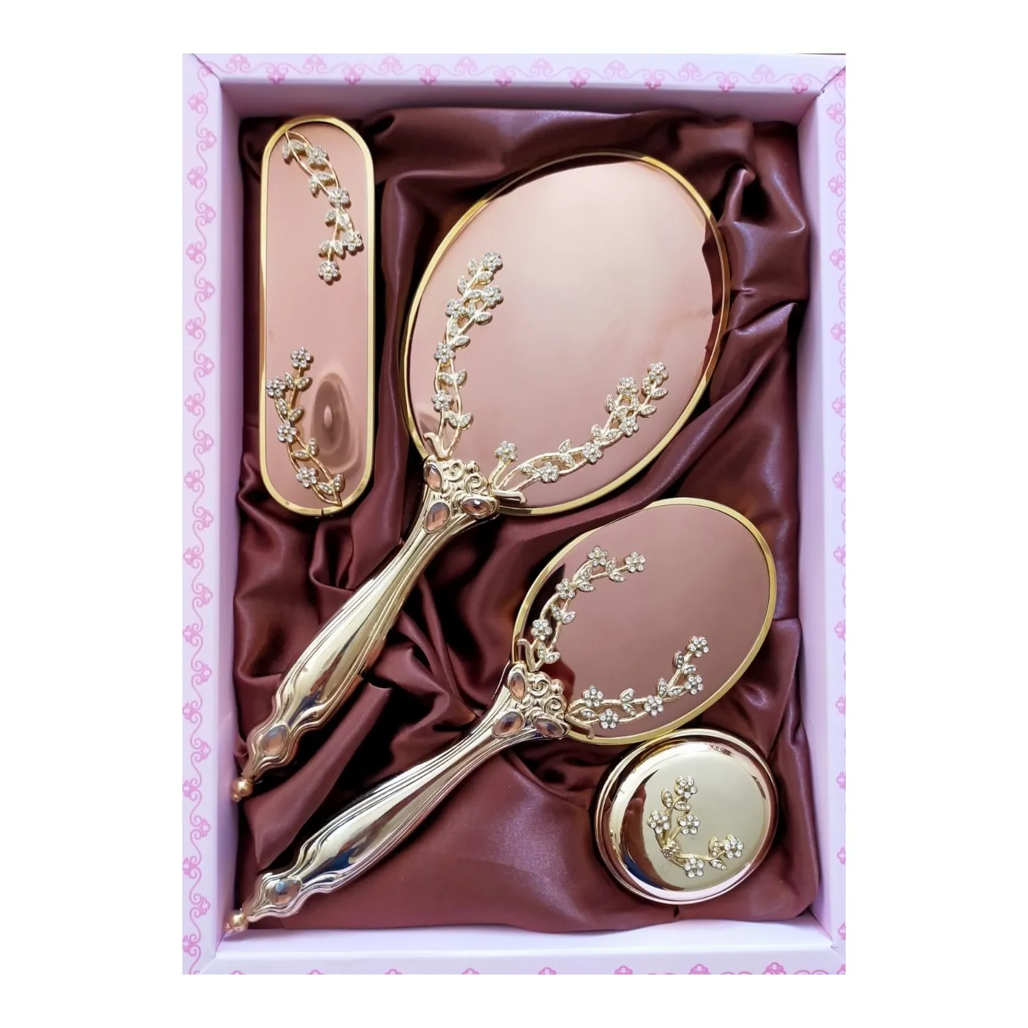 

Sarayдолский Серебряный плющ, искусственная кожа, специальный уход, зеркало для женщин, щеточка для волос, специальная щетка для волос