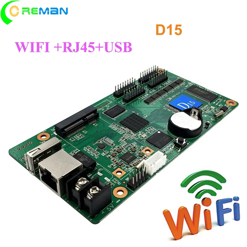 Дешевый маленький светодиодный Экран контроллер Hub75 HDD15 видеокарта P2P3P4P5P6 RGB