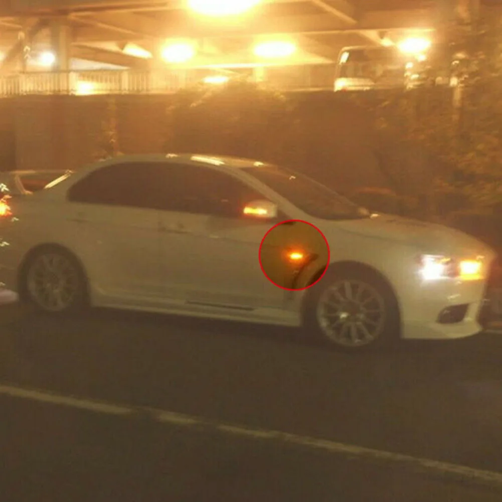 Автомобильный Боковой габаритный фонарь светильник Авто динамический LED