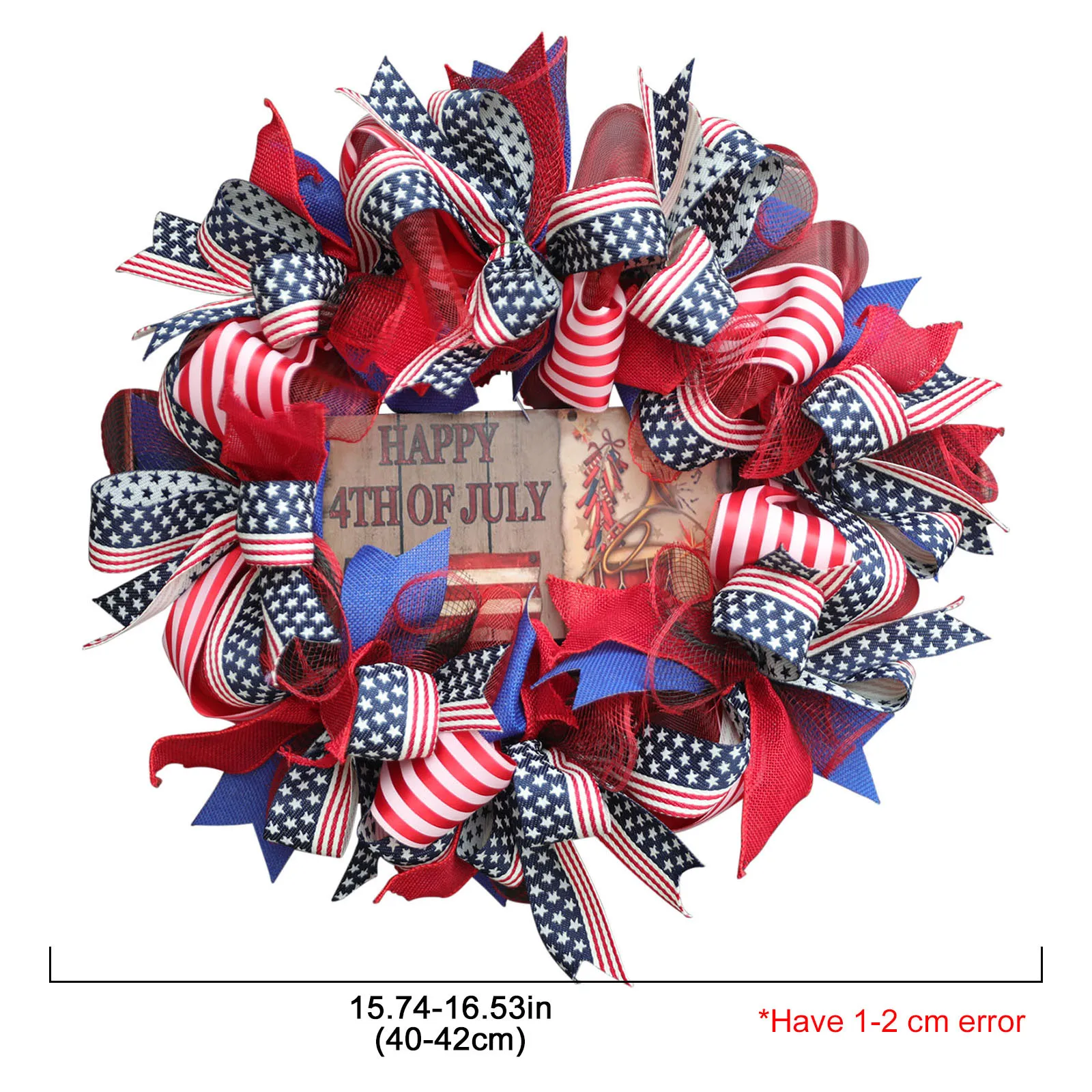 

Patriotic Wreath America Wreath Independence Day Wreath Memorial Day Wreath decoracin de habitacin