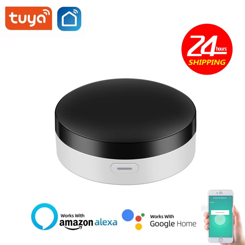

Шлюз Tuya Smart Multi-mode, совместимый сетевой хаб с поддержкой Bluetooth, работает с смарт-приложением Tuya, с голосовым управлением через Alexa Google Home