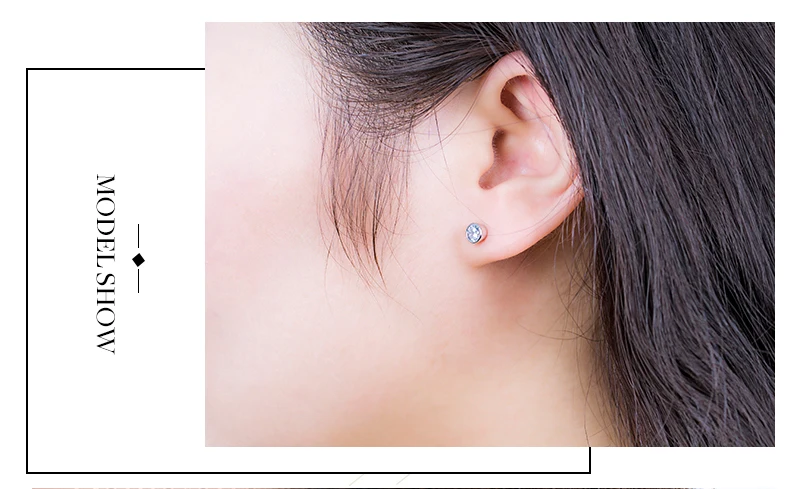Kemstone модные 925 пробы серебряные белые круглые серьги с цирконием кубической огранки ювелирные изделия подарок для женщин