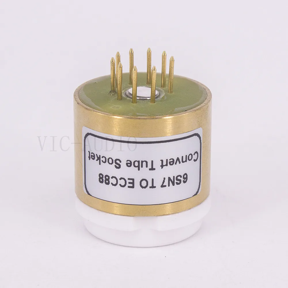 1 шт. 6SN7 в E88CC ECC88 6922 6DJ8 электронная трубка звуковая вакуумная адаптер розетка