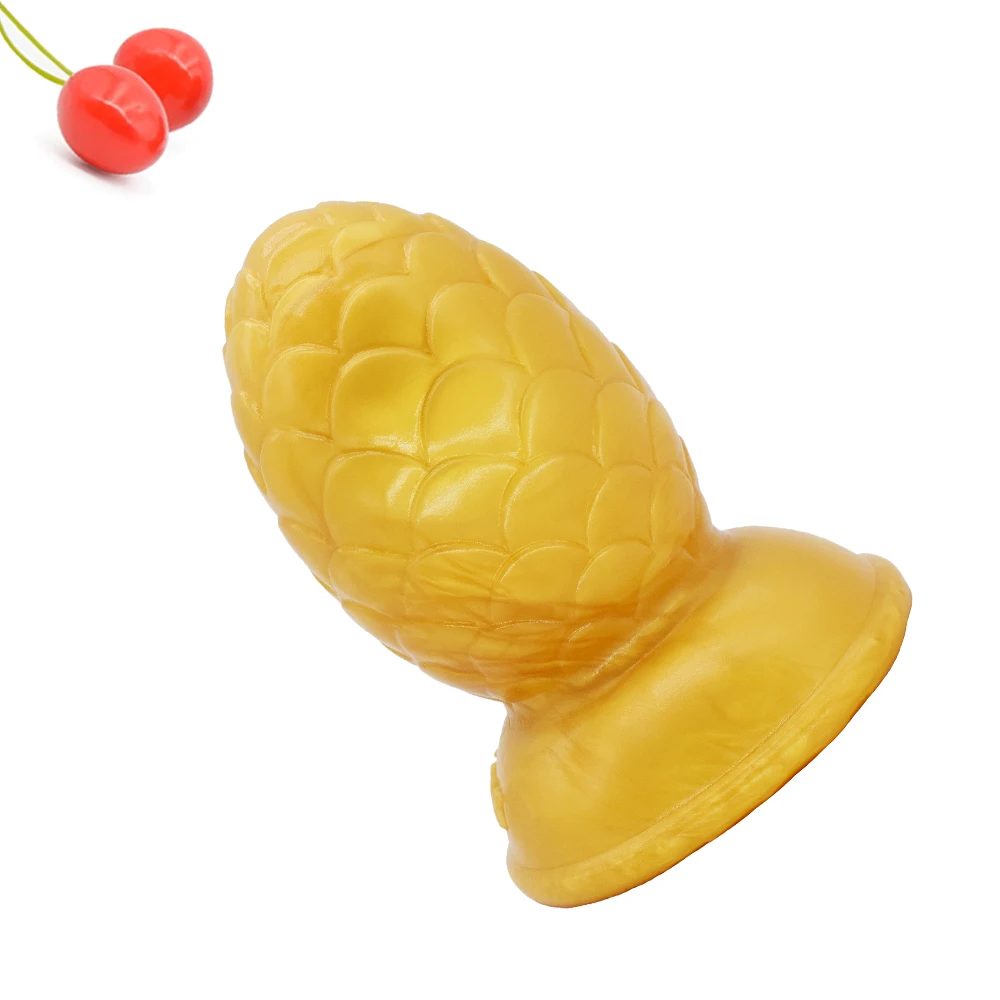 Анальная пробка NUUN fat pine cone силиконовая Реалистичная pinecone стимуляция точки G