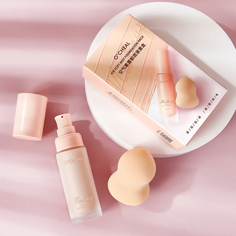 

Ocheal BB CC Cream Cushion Compact Make Up Foundation Concealer Cream with Face Cosmetics Makeup Puff