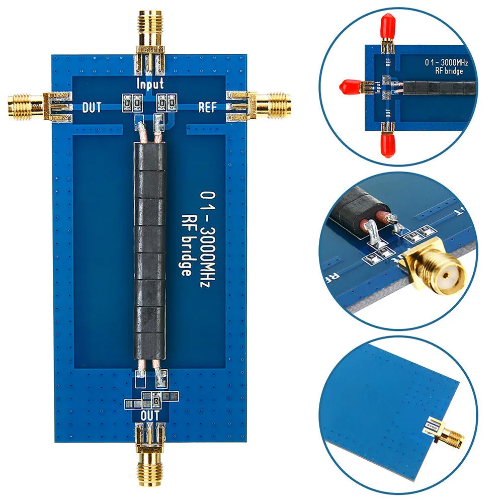 

0.1-3000 MHZ RF SWR Reflection Bridge 1 Pcs Antenna Analyzer Parts Tool