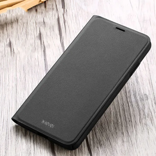 X-Level Чехол-книжка с бумажником для iPhone 11 Pro Max, с карманами для карт, с функцией подставки, чехол-книжка для iPhone 11 Pro - Цвет: black