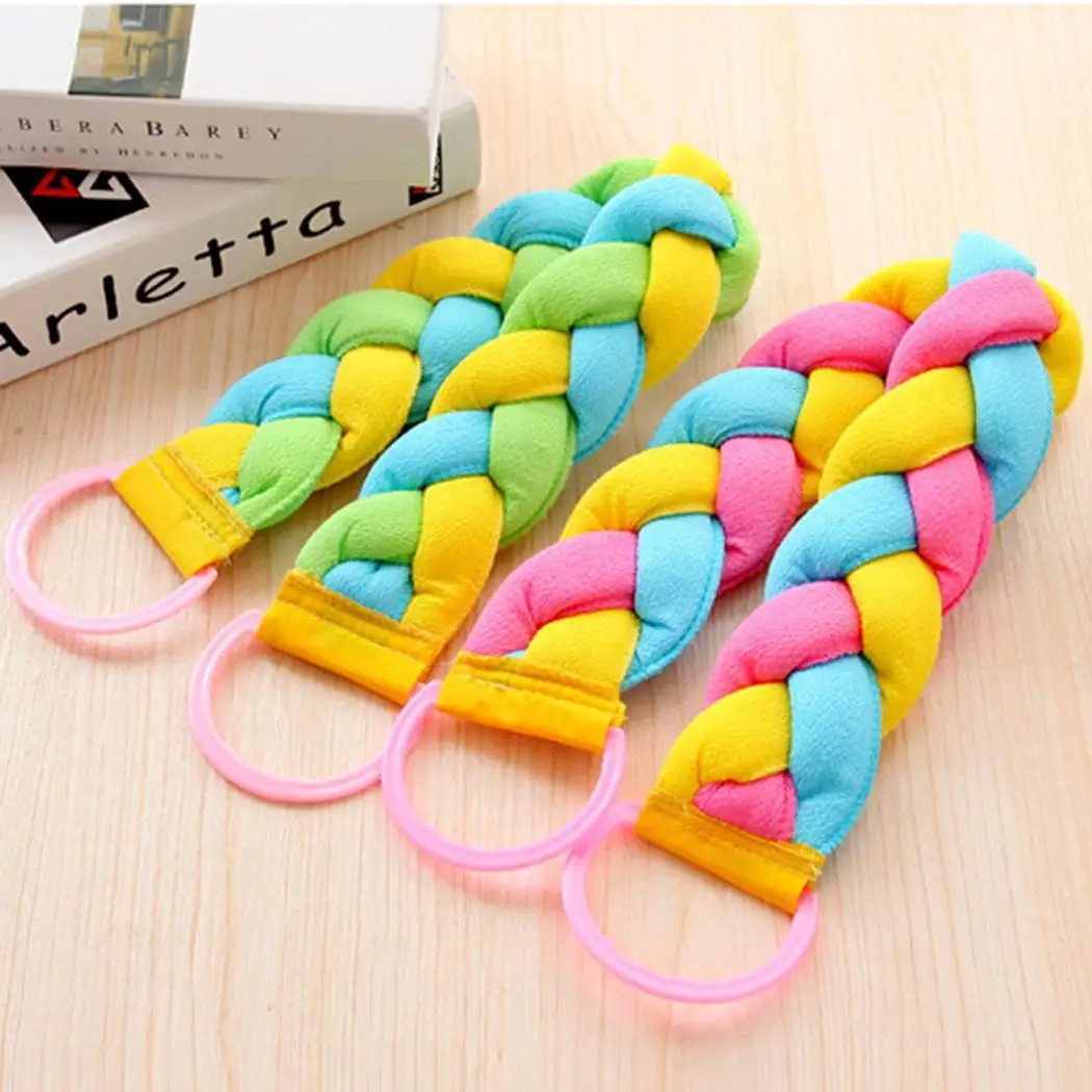 Скрученная Мочалка для ванной Душевой спинкой скруббер двухстороннее полотенце