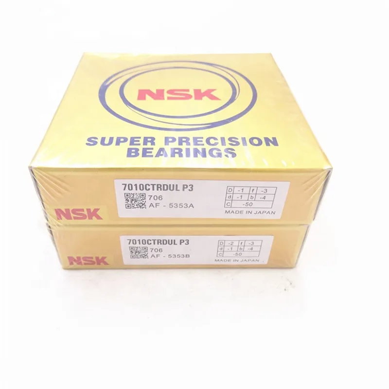 NSK бренд 1 шт. 7002 7002C 2RZ P4 DB 15x32x9 15x32x18 герметичные радиально-упорные подшипники