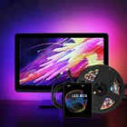 Светодиодная ленсветильник WS2812B для компьютера, телевизора, настольного ПК, 12345 м