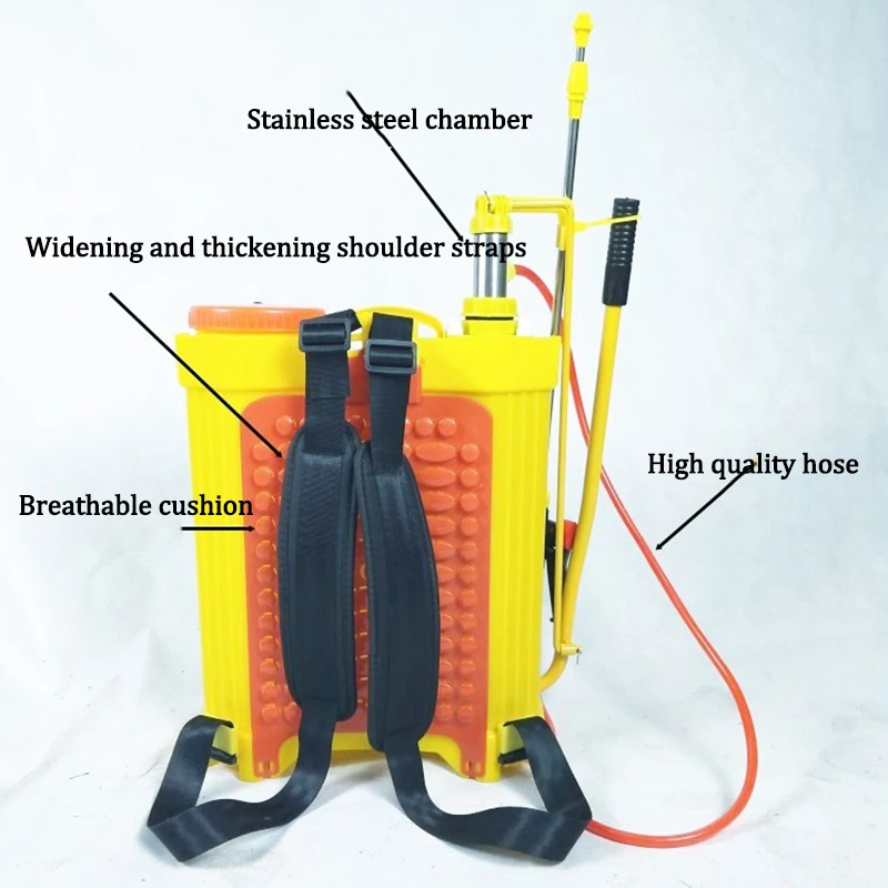 Сельскохозяйственный ручной распылитель толстый для сада и пестицидов 16 л