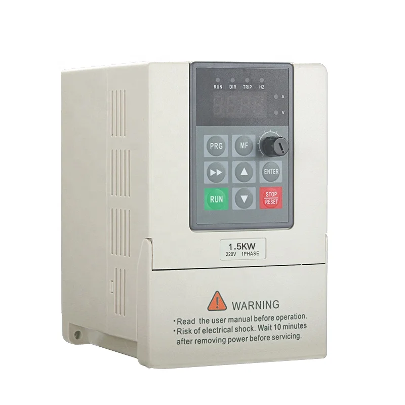 

Single phase 220v frequency inverter Mini inverter 1.5KW ac motor speed controller