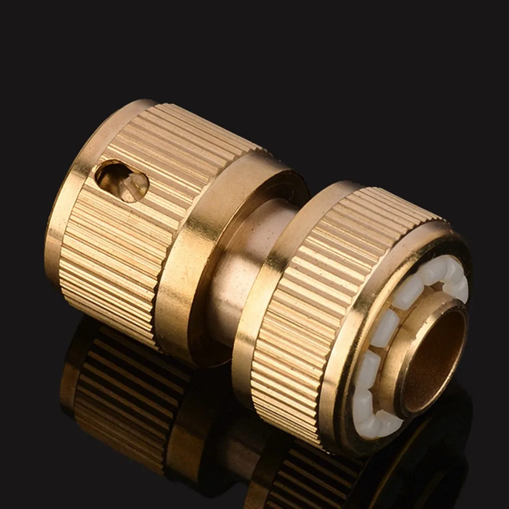 

3Pcs 1/2" Brass Female Garden Water Hose Tap Pipe Watering Quick Connector