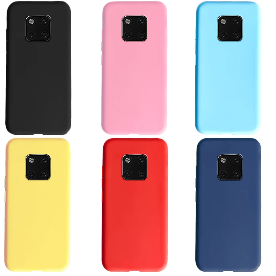 Макарон силиконовый мягкий чехол для huawei Y7 Y6 P20 P30 Lite Pro P Smart Коврики 20 30 Pro Lite Honor 10 8x 8c чехол для телефона
