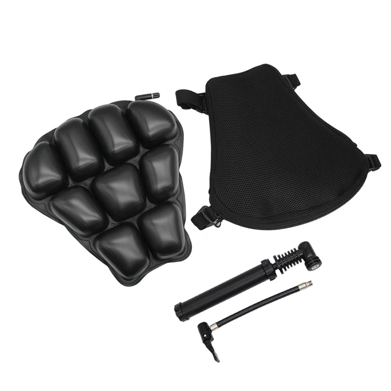 

Motorcycle Air Pad Seat Cushion Cover Inflatable Breathable Seat for R1200GS R1250GS Sport Touring 11.8X12.2 Inch