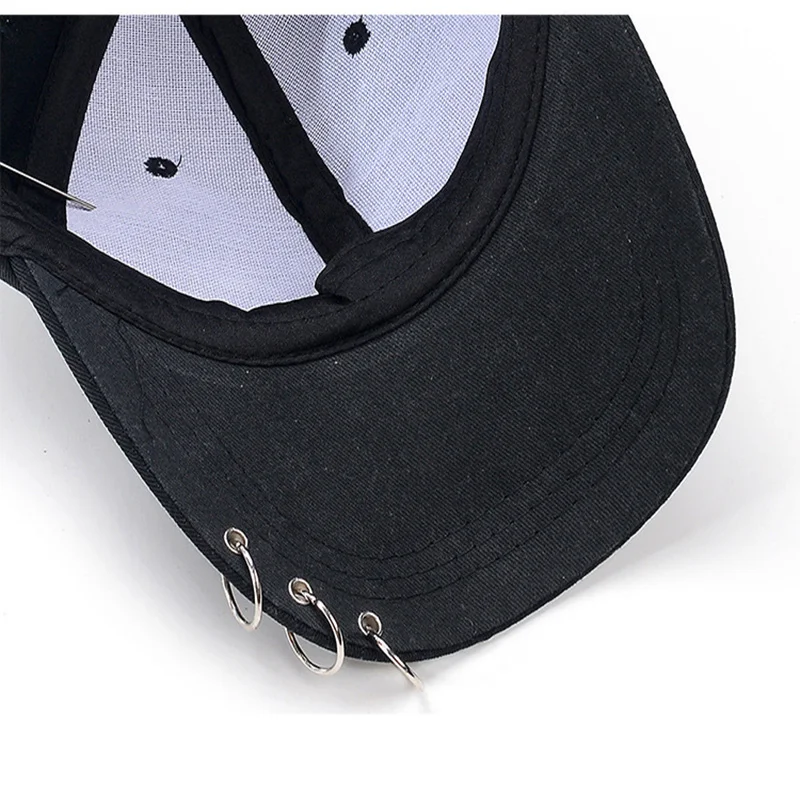 Кепка Garros BTS креативная бейсболка с кольцом для пирсинга в стиле панк хип-хоп