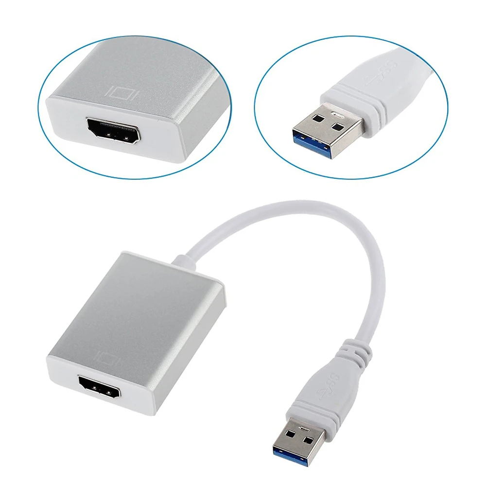 USB 3 0 к HDMI конвертер USB3.0 Графический адаптер мульти дисплей кабель для ПК ноутбук