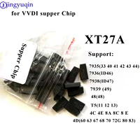 xhorse jingyuqin 20pcs50pcs for vvdi supper chip 46484d4ct5 xt27a copy chip for xhorse vvdi mini key tool transponder