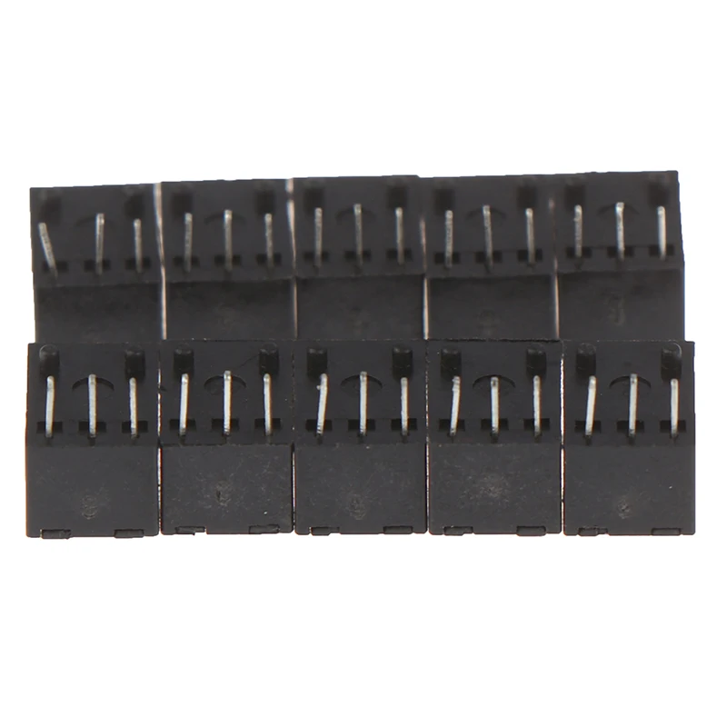 10pcs DC-003 3.5*1.3mm DC Power Jack Socket Connector 3-Pin Panel Mount Plugs | Обустройство дома