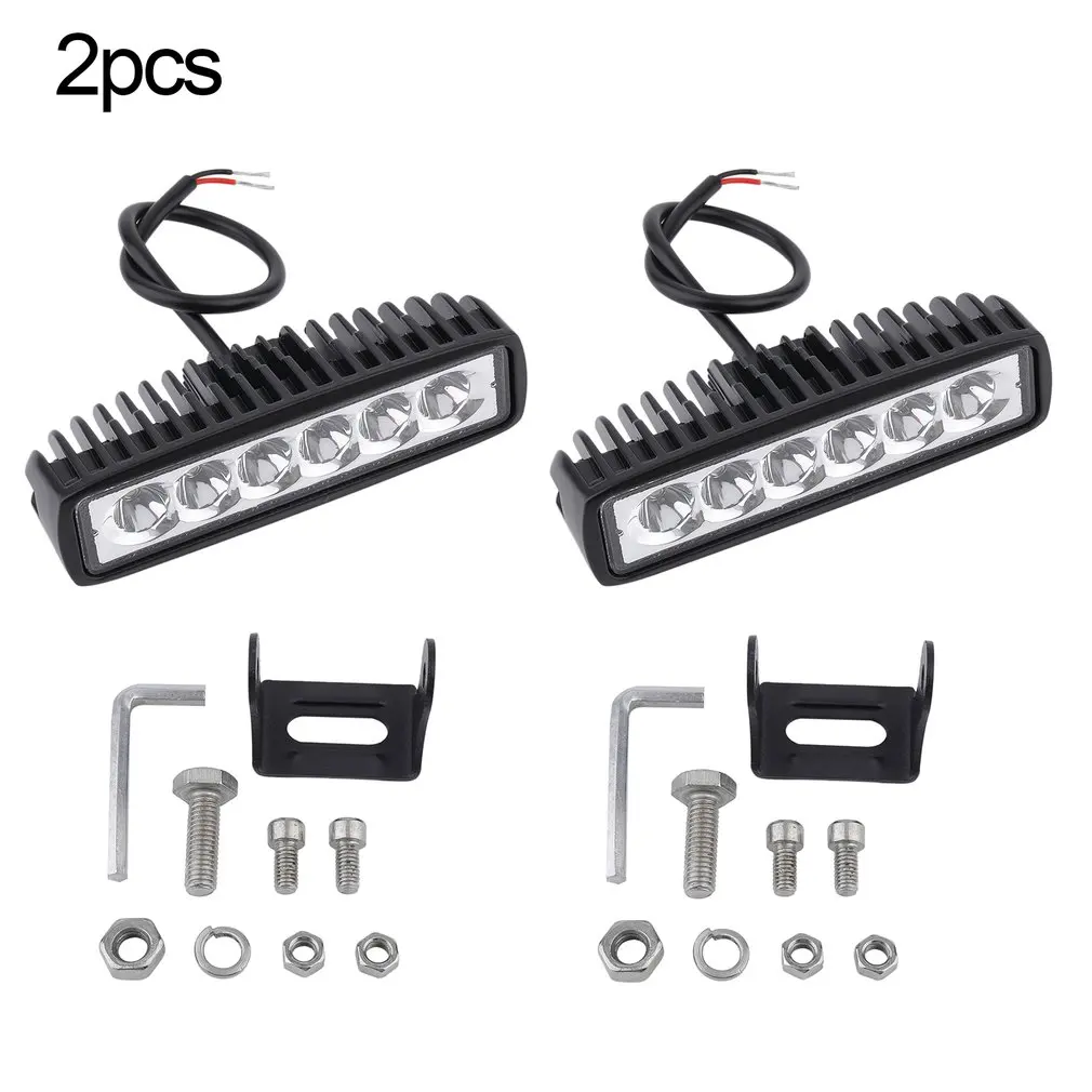 Комплект из 2 предметов 18 Вт светодиодный рабочий светильник вездеход купольная