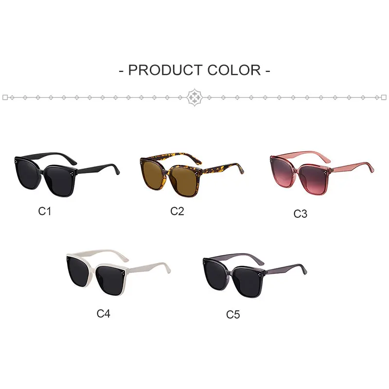 

2021 Fashion Oversized Square Sunglasses Women Men Nylon Lens Rivet Luxury Brand Design Sun Glasses Vintage UV400 Pink Red
