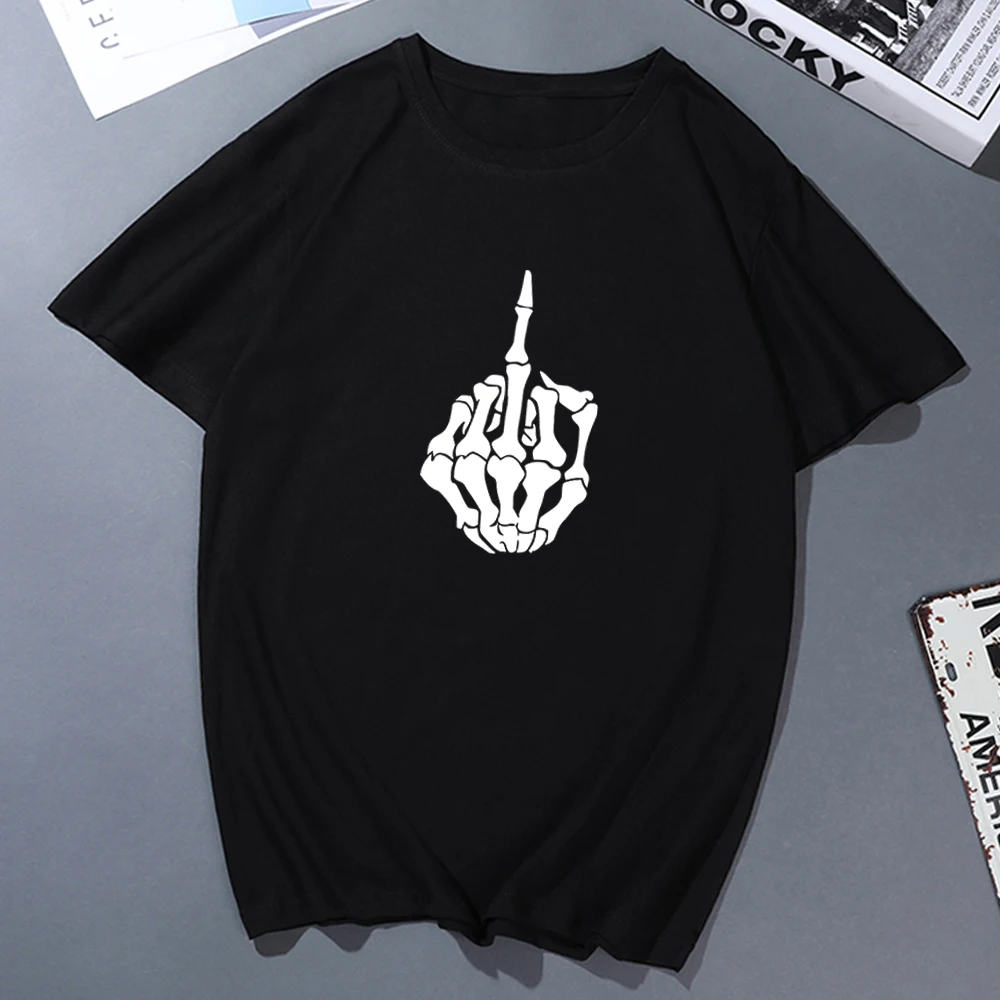 

Hand Bones Black Punk T Shirt Harajuku Cool T Shirts Women Ullzang T-shirts 90s Graphic Cotton Tshirt Fashion Top Tees Feminino