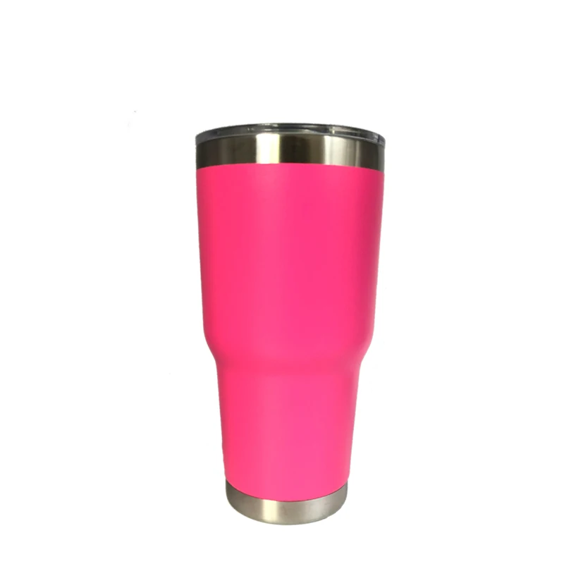 30 oz rose Персонализированная отделка любые логотипы имя подарок на день рождения тумблер дорожная кружка бутылка для воды Термос кофейные кружки - Цвет: 30 oz rose