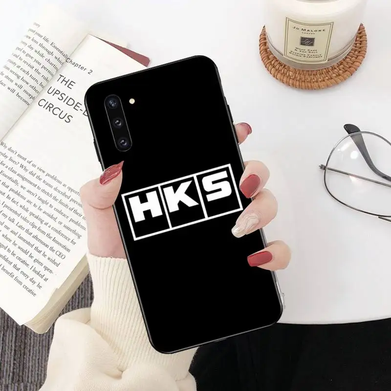 Чехол для телефона CUTEWANAN HKS с логотипом Samsung Galaxy J7 J8 J6 Plus 2018 Prime Note 7 8 9 10 pro | Мобильные