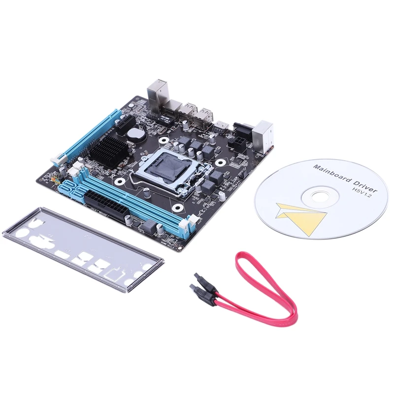 Профессиональная материнская плата HM55 LGA 1156 DDR3 RAM USB 2 0 Поддержка Платы Core I3 I5 I7 Quad