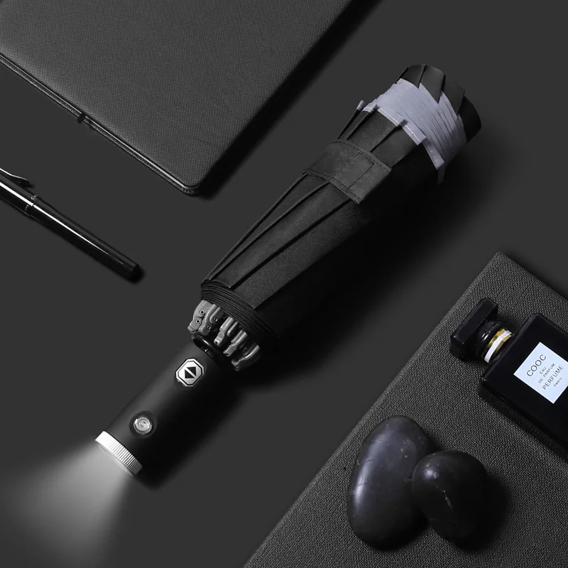 Полностью автоматический светодиодный фонарик складной зонтик не боится ветра и