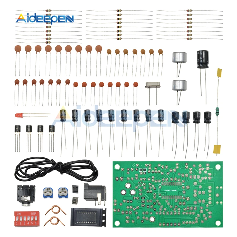 BH1417 беспроводной FM стерео передатчик модуль цифровой радиостанции PLL DIY Kit|Детали