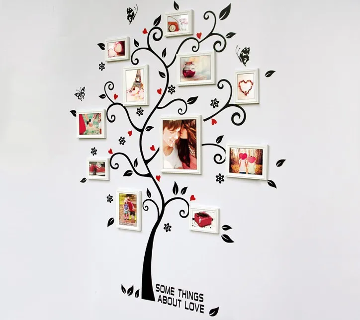 

Love Tree Home Living Room Bedroom Glass Shopping Window Decorative Removable Decoration Wall Stickers