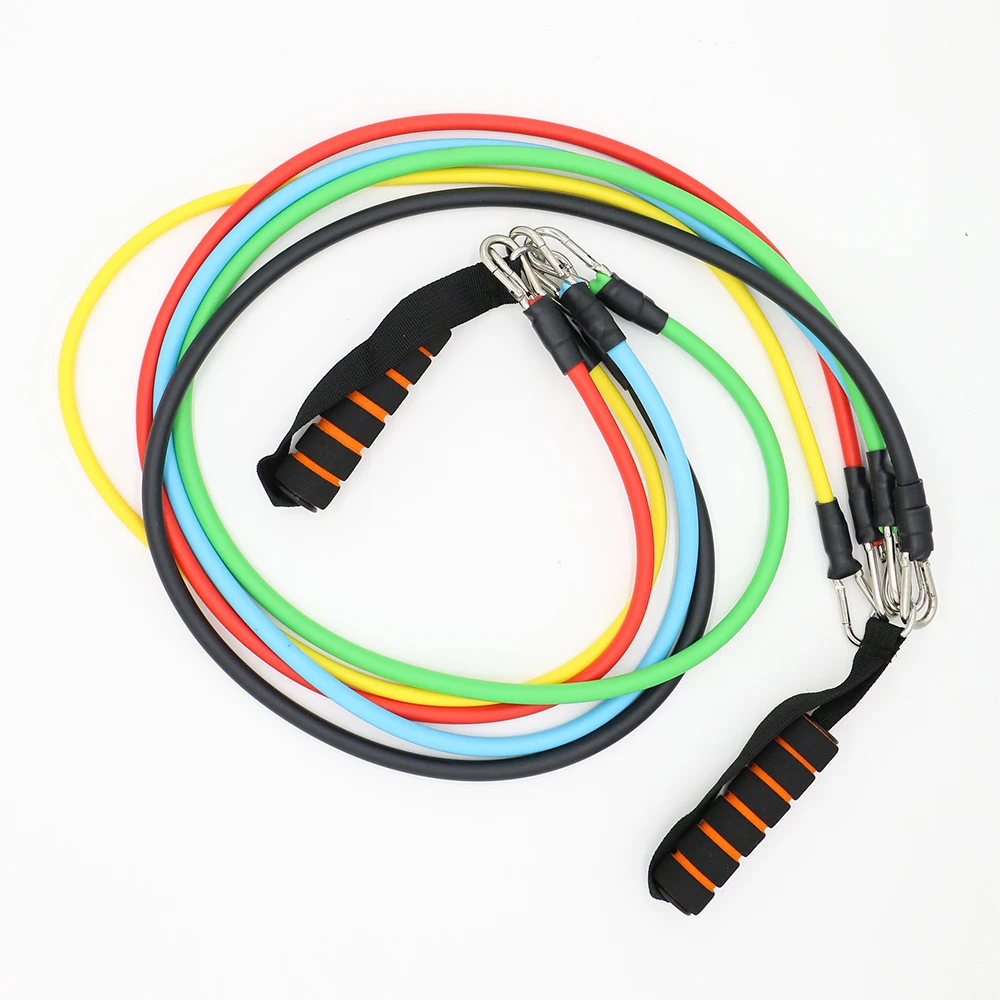 17 шт. латексная Тяговая веревка для занятий фитнесом Набор резинок йогой