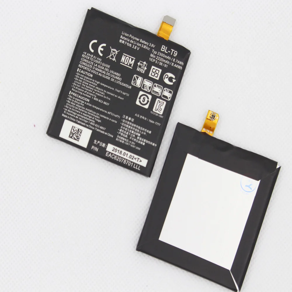 ISUNOO 2300mAh BL-T9 батарея для LG Google Nexus 5 D820/D821 BL T9 литий-ионный аккумулятор 3 8 V |