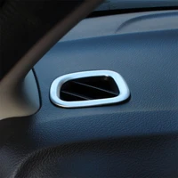 for suzuki vitara 2016 to 2018 abs plastic chrome front air conditioning outlet vent styling garnish cover frame lamp trim 2pcs